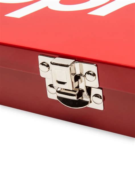 supreme large metal lock box|Supreme Large Metal Lock Box .